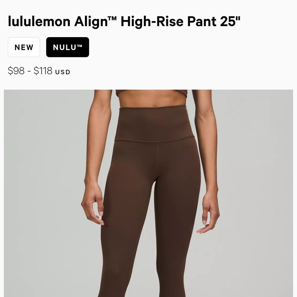 Lululemon Align High-Rise Pants Leggings